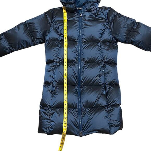 Eddie Bauer Women's 550 Down Hooded Puffer Jacket Blue Size S - Picture 12 of 12